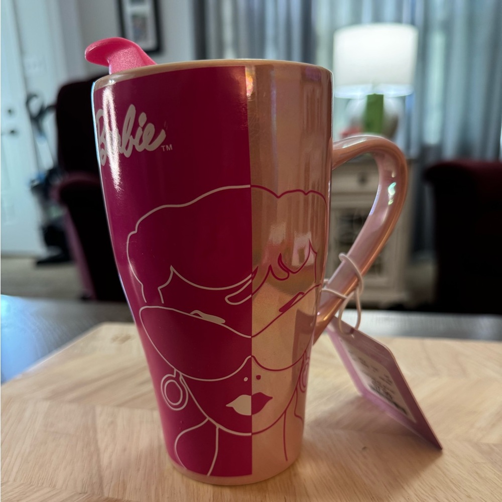 Barbie Glamorous Pink and Gold Accent Mug - Picture 3 of 10